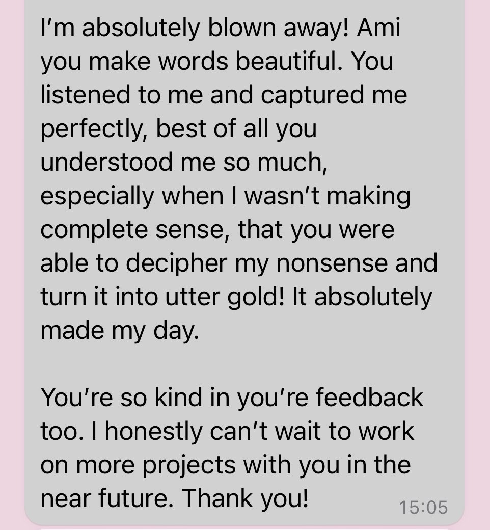 #ClientLove like this from strong, beautiful women like <a href="/DearCharlieUK/">Dear Charlie</a> makes me realise how blessed I am to do what I love every day and transform brands. All in my little (but growing) attempt of changing the world and closing the gender gap in #Entrepreneurship 😘