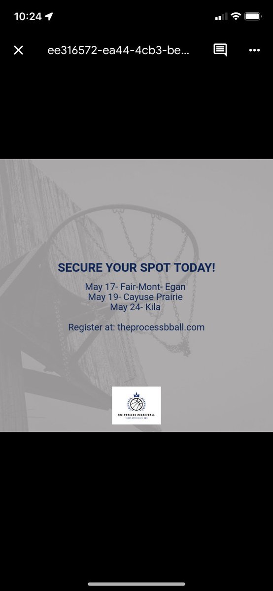 Snag your spot today

Spots remain in all 3 of our rural school camps. Each camp is limited to 30 players!

Open to all Flathead Valley 4th-8th grade hoopers.

Boys and Girls grade 4-8
$20