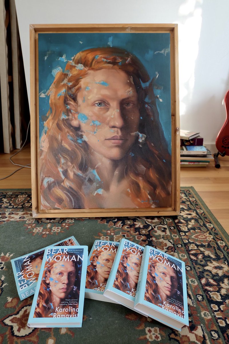 Original painting oil on linen for book cover “Bear Woman” 
by Karolina Ramqvist

#nft #NFTARTFinance #nftart #NFTCommunity #art #artist #paintings #portrait #oilpainting #foundationapp #nftcollector #NFTthai