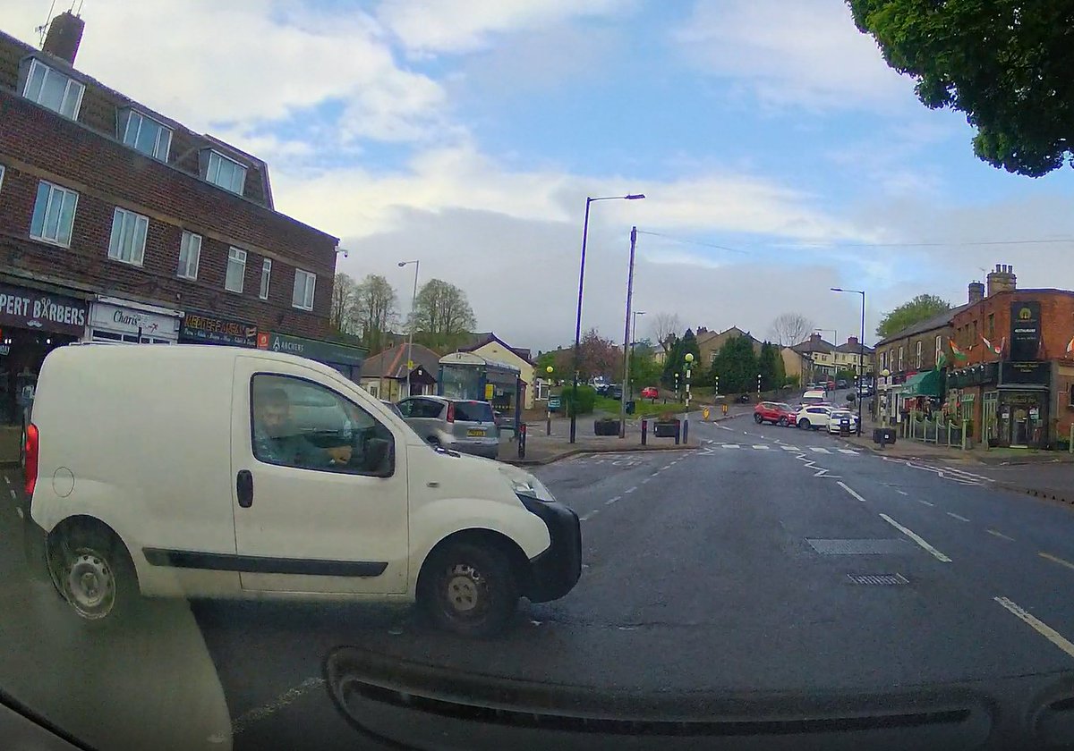 DrivingCrap's tweet photo. SURPRISE! 
You didn't expect to see anyone when you pulled out for a u-turn without looking, did you #crapdriver ? https://t.co/q8cx5EePmv