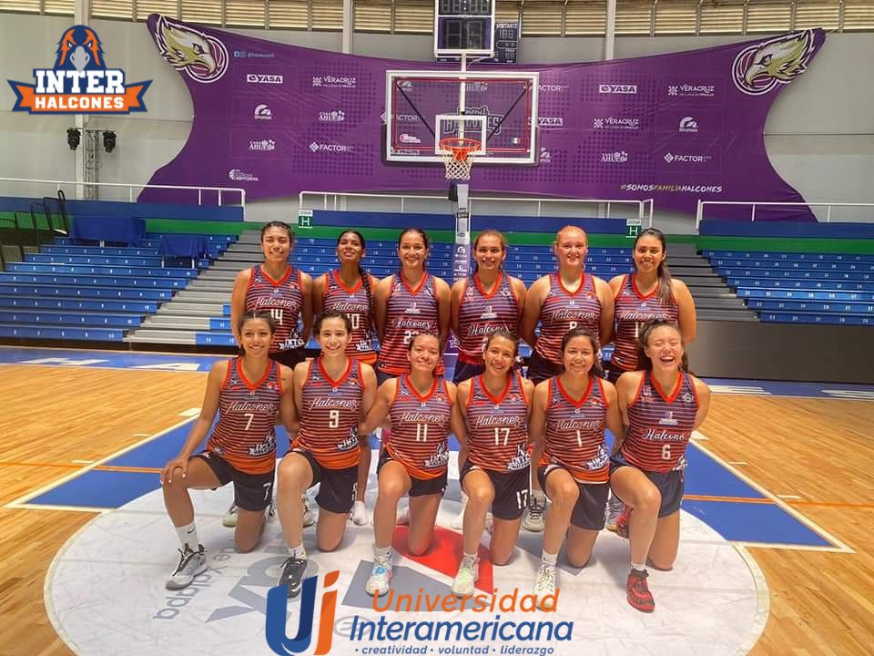 LaInterMx's tweet photo. Un triunfo más de nuestras #Halconas de visita con marcador INTER 83 VS 31 Universidad Veracruzana se continúa con el objetivo de llegar al Nacional de División ll de la ABE.🦅🏀 https://t.co/SR7fdEPGWE