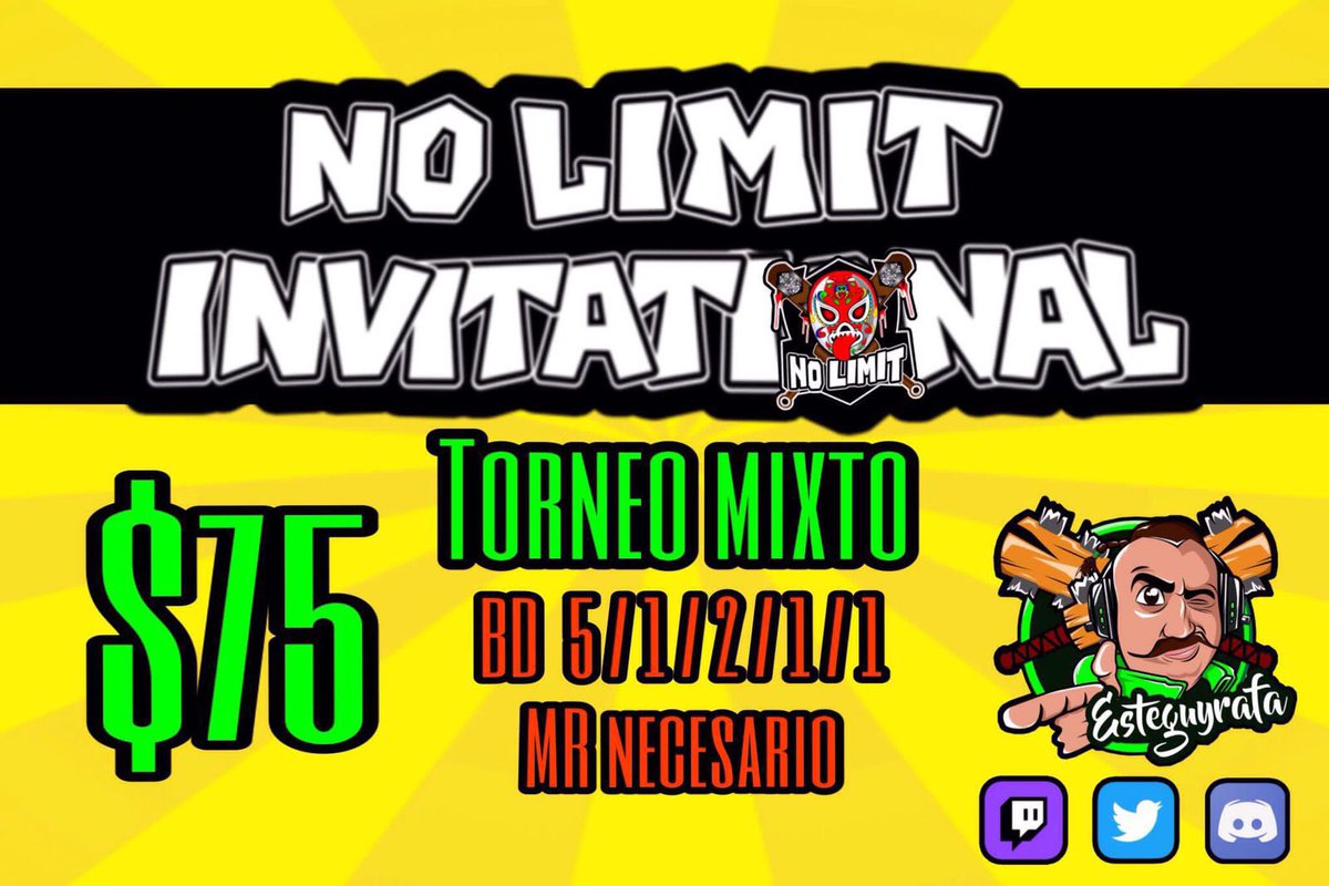 esteguyrafa_FF's tweet photo. 🔥hoy🔥a las 17:00 🇲🇽
Mi gran amigo @DobladoInaki y yo tendremos : Esta primera edición del cuadrangular que tendrá como invitados
@BrothersArmyCOC @TeamLatina1 #teamdestroyer y @NoLimit_coc
Todo por los canales:
https://t.co/Xl5yVFwtYz
https://t.co/msVVeSwaLQ
Los esperamos https://t.co/XGzclPW7uy