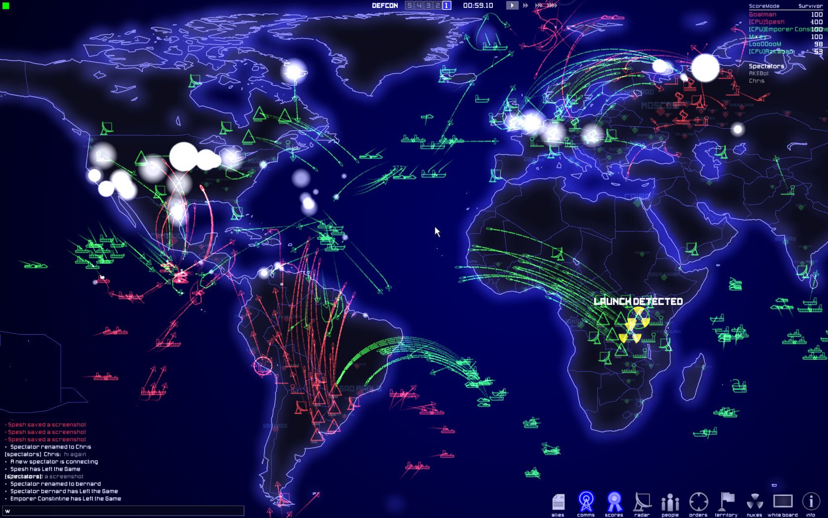 Obscure Game Aesthetics on Twitter "DEFCON is a strategy game that