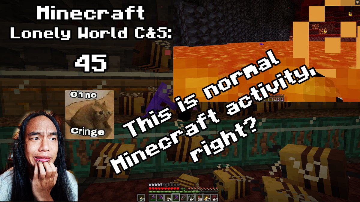 HeadzPlays's tweet photo. Nether, bad!
Watch here: https://t.co/07YQNRBweM
Facebook: RichardHeadz
#Minecraft
#MinecraftSurvival
#LiveStreaming
#LiveStreamer
#LiveGaming
#MinecraftBuilds
#MinecraftPhilippines
#FacebookGaming https://t.co/4yYVBqu2vu