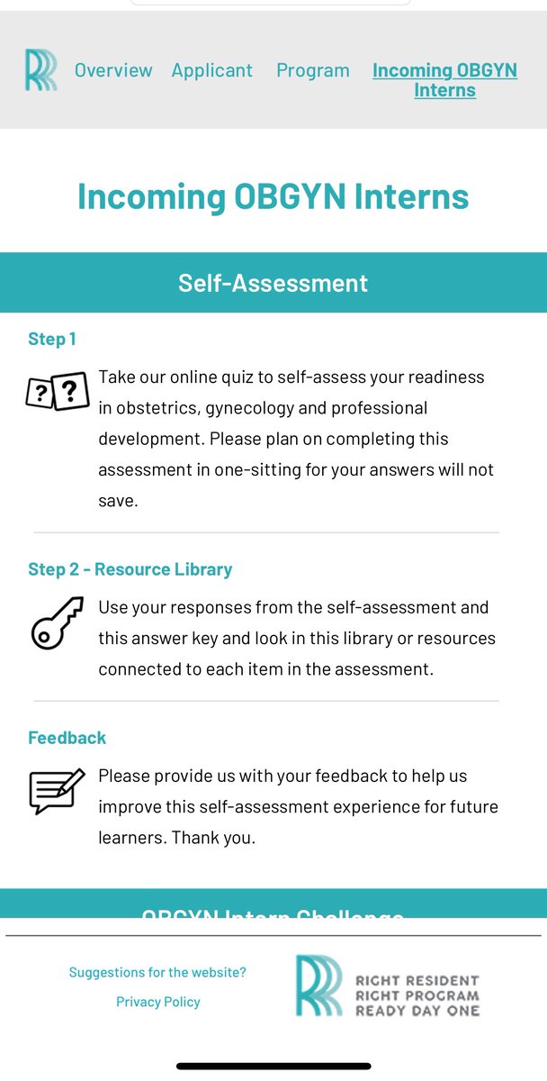 Maya_Michigan's tweet photo. Are you a recently matched applicant in OBGYN? do you want to make sure you are ready day one of #OBGYN internship? download the #RRRProject app for self-assessment and resources today! https://t.co/GE778H16Ev
@Inside_TheMatch @apgonews @OBGynChallenge #ChangeMedEd #MedTwitter https://t.co/8E2Gnyl6O8