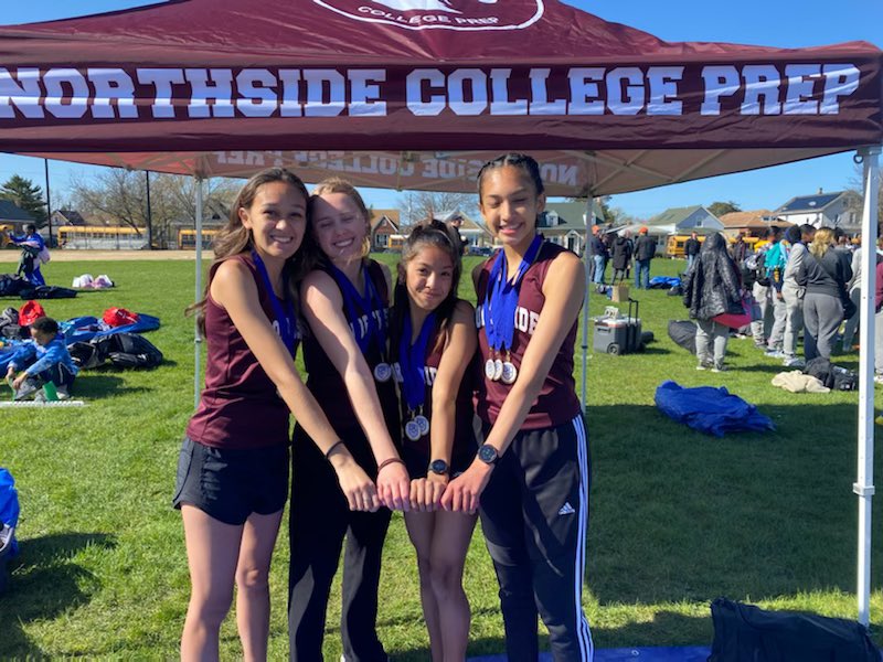 ncpxc's tweet photo. What a beautiful day of running for our varsity &amp; frosh soph girls! Many PRs,  school and CPS meet records set today. 🥇in the 4x8, 3200, 800, 1600 and Shot and a team 3rd place finish- highest ever in NCP track history. So proud of all of you! @ncp_sports  @MileSplitIL @ILXCTF https://t.co/RmvZFdpCdL