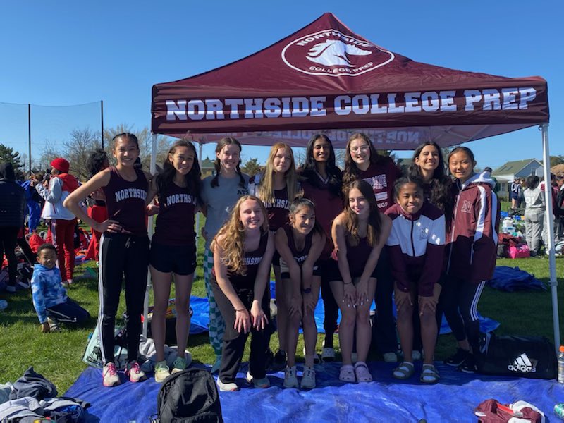 ncpxc's tweet photo. What a beautiful day of running for our varsity &amp; frosh soph girls! Many PRs,  school and CPS meet records set today. 🥇in the 4x8, 3200, 800, 1600 and Shot and a team 3rd place finish- highest ever in NCP track history. So proud of all of you! @ncp_sports  @MileSplitIL @ILXCTF https://t.co/RmvZFdpCdL