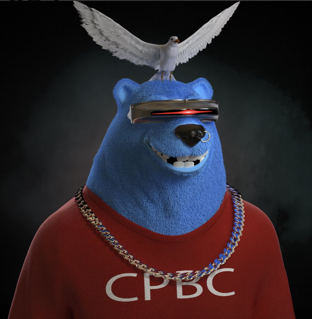<a href="/CPolarBearC/">Crypto Polar Bear Club (CPBC)</a> has awesome 3D artwork on the next level of clarity. Go check them out! Phenomenal detail! 
#NFTs #opensea #eth #polarbears #NFTCollection