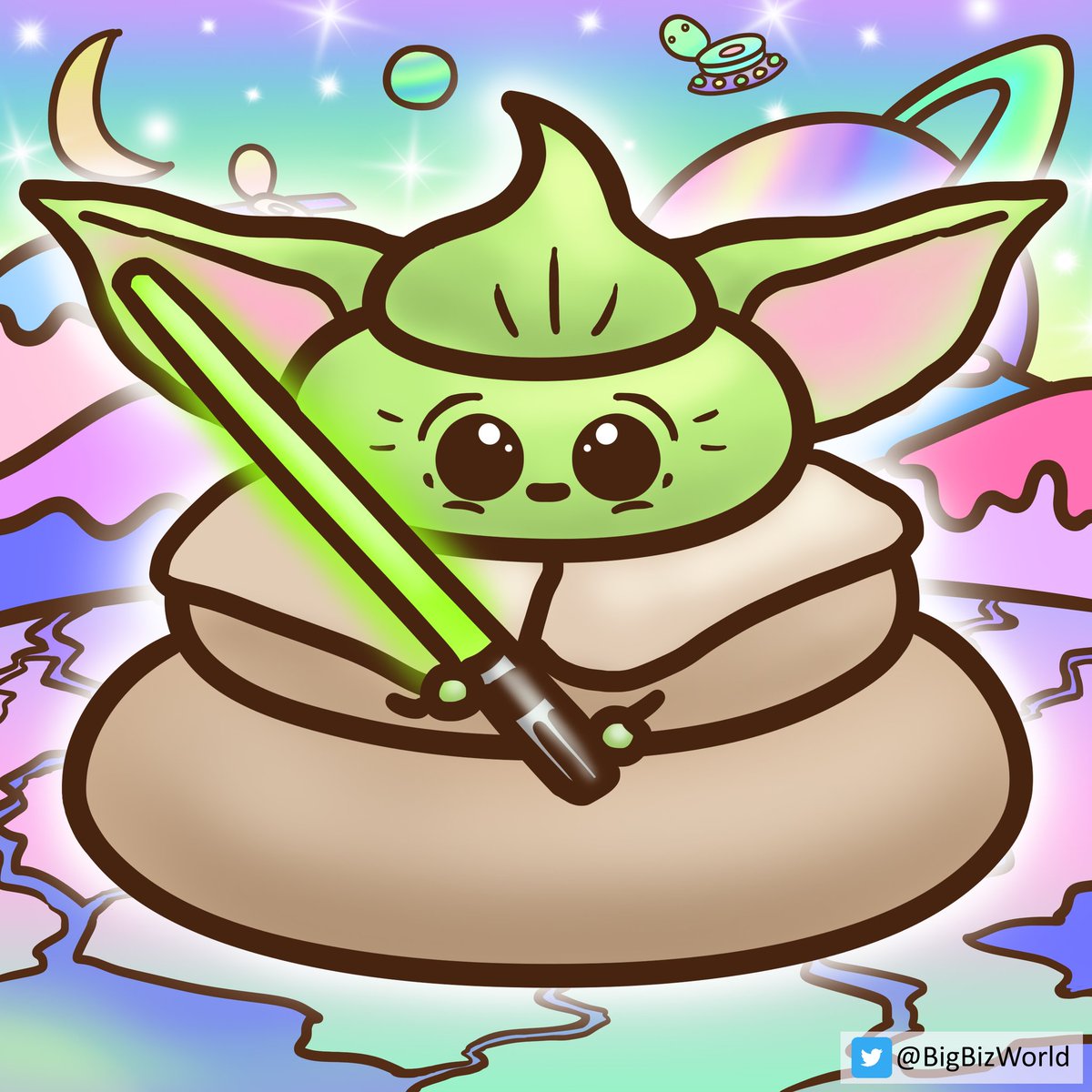 $Luna 1/1 #NFT #Giveaway 🔥

Win this Jedi 1/1 NFT you can!

To Win:🥇 
1️⃣Like Rt 
2️⃣Mint at least 1 <a href="/BigBizWorld/">Big Biz World and the Poops (💩,💩) NFT on Terra🌕</a> 
3️⃣Share your mint and tag 3 frens

The force is too strong with <a href="/BigBizWorld/">Big Biz World and the Poops (💩,💩) NFT on Terra🌕</a> to only have 79/821 minted.  We must mint more here 👇
knowhere.art/launchpad/coll…