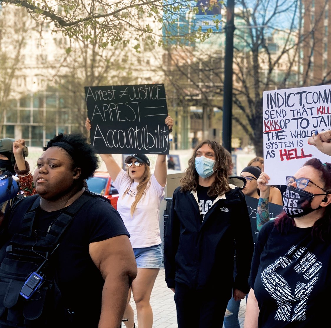 AFTPGR's tweet photo. Thank you to everyone that came out today as we marched to the Kent County Prosecutor’s office as we continue to demand justice for Patrick Lyoya. https://t.co/iG1wD2mI40