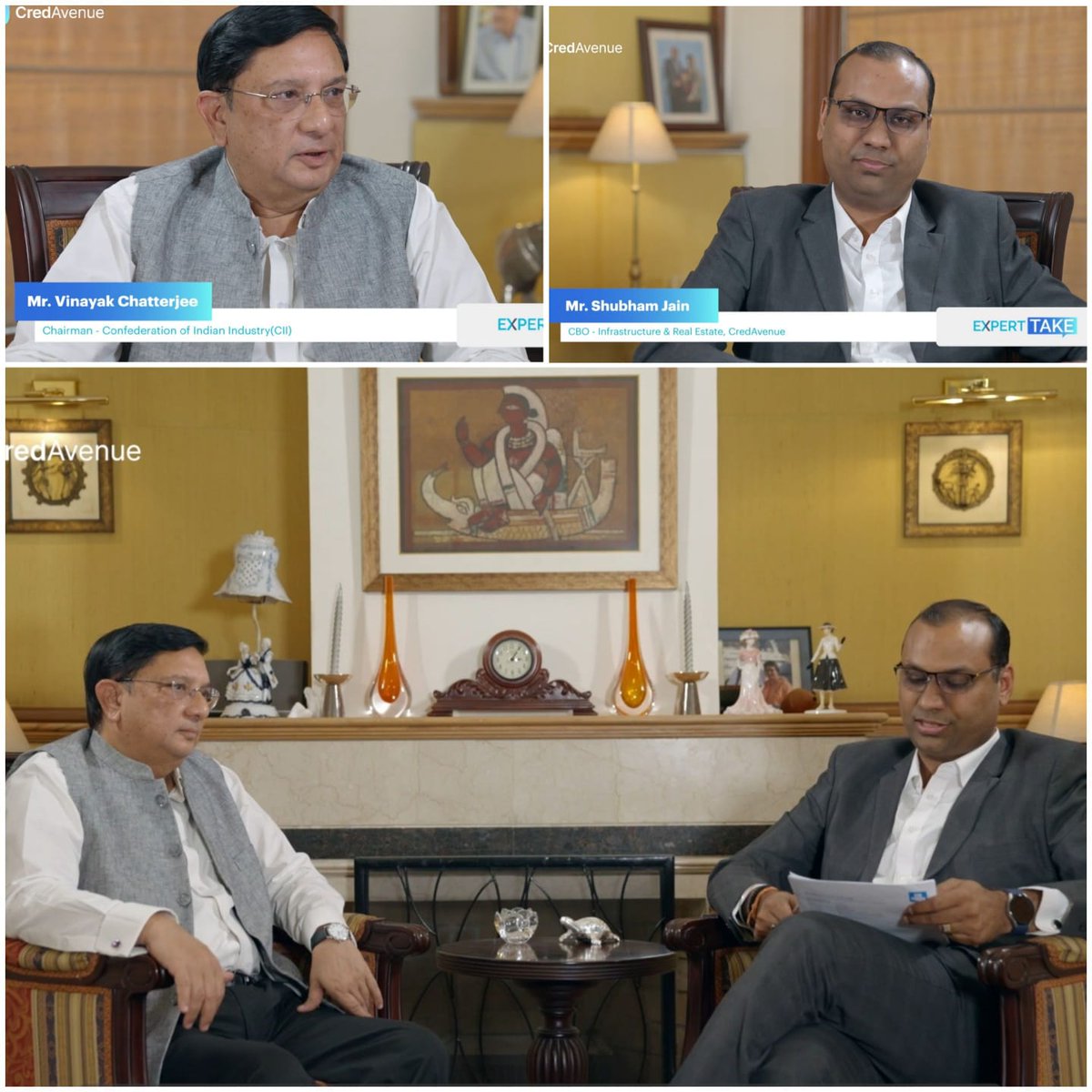 Infra_VinayakCh's tweet photo. 👇 An hour long chat on INFRASTRUCTURE between Vinayak Chatterjee &amp; Shubham Jain of CredAvenue.
https://t.co/wrW3kbAo5B https://t.co/T2hxyrZHZO