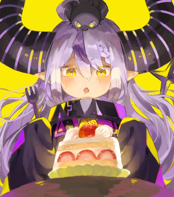 #laplus_artdesu 遅ればせながら、ラプ様77万人おめでとうございます!! 