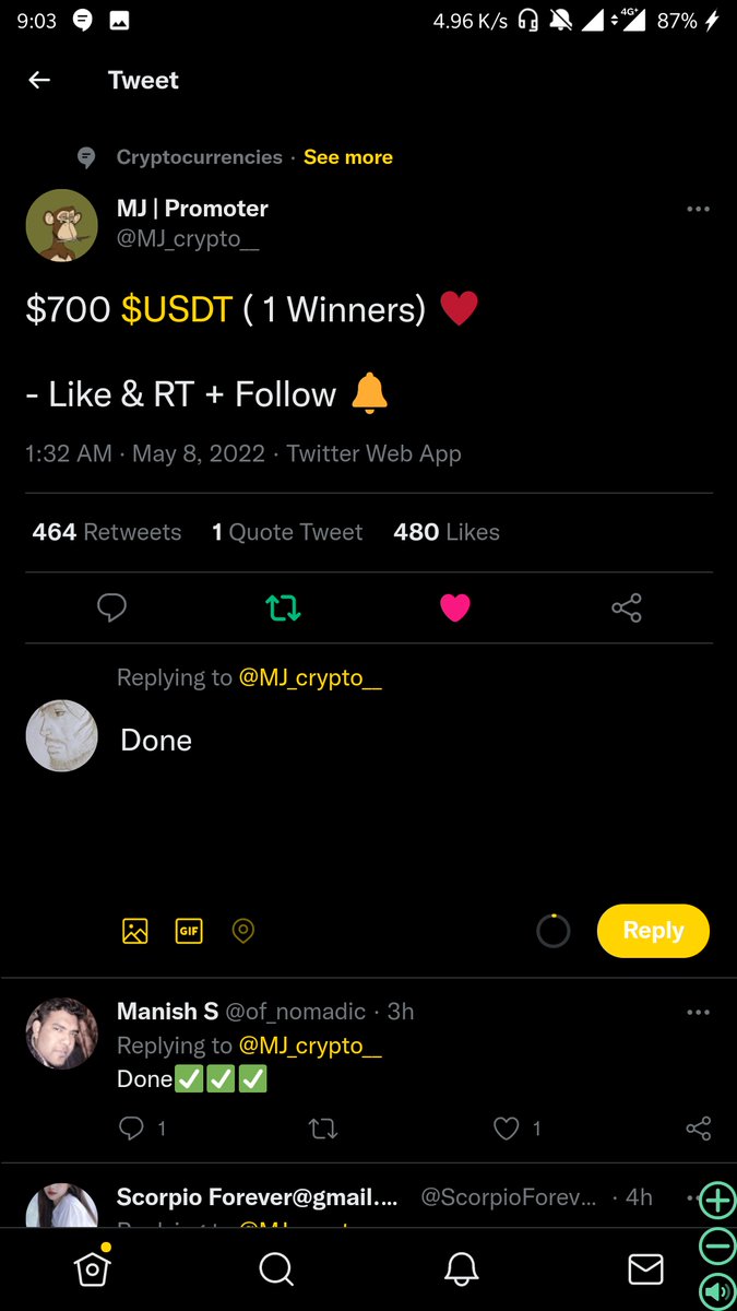 Falll_n0's tweet photo. @MJ_crypto__ Done https://t.co/GnYGkFab0a