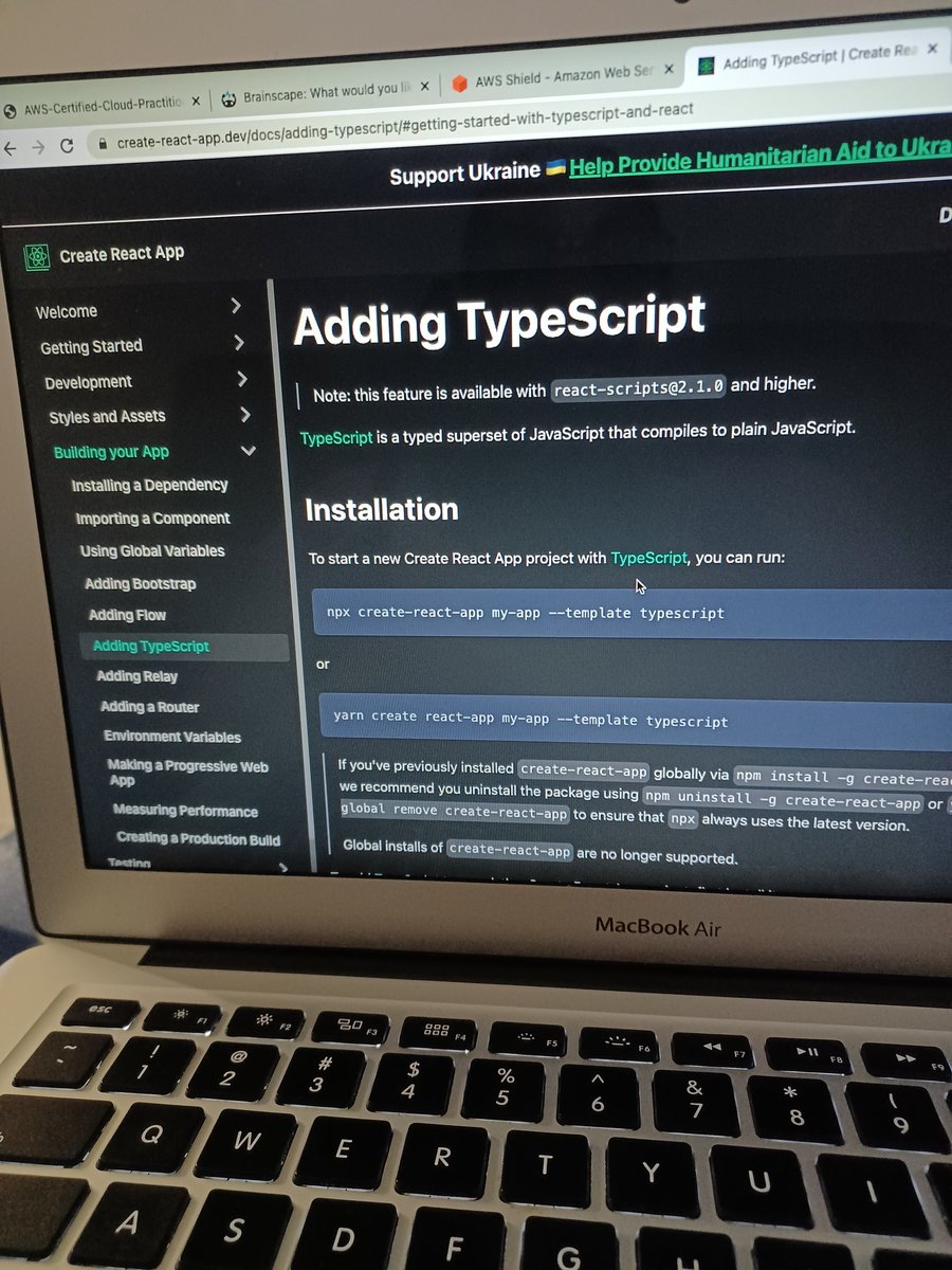 disssbi_'s tweet photo. #100DaysOfCode #Day204 Today I finished the #typescrypt course on scrimba. Learned a lot about types and file structure. Also read the docs on how to use it with React. Lastly, practiced multiple problems on codewars. Getting a little better 🙂
#tech #coding #learning https://t.co/m16CY0lsJn