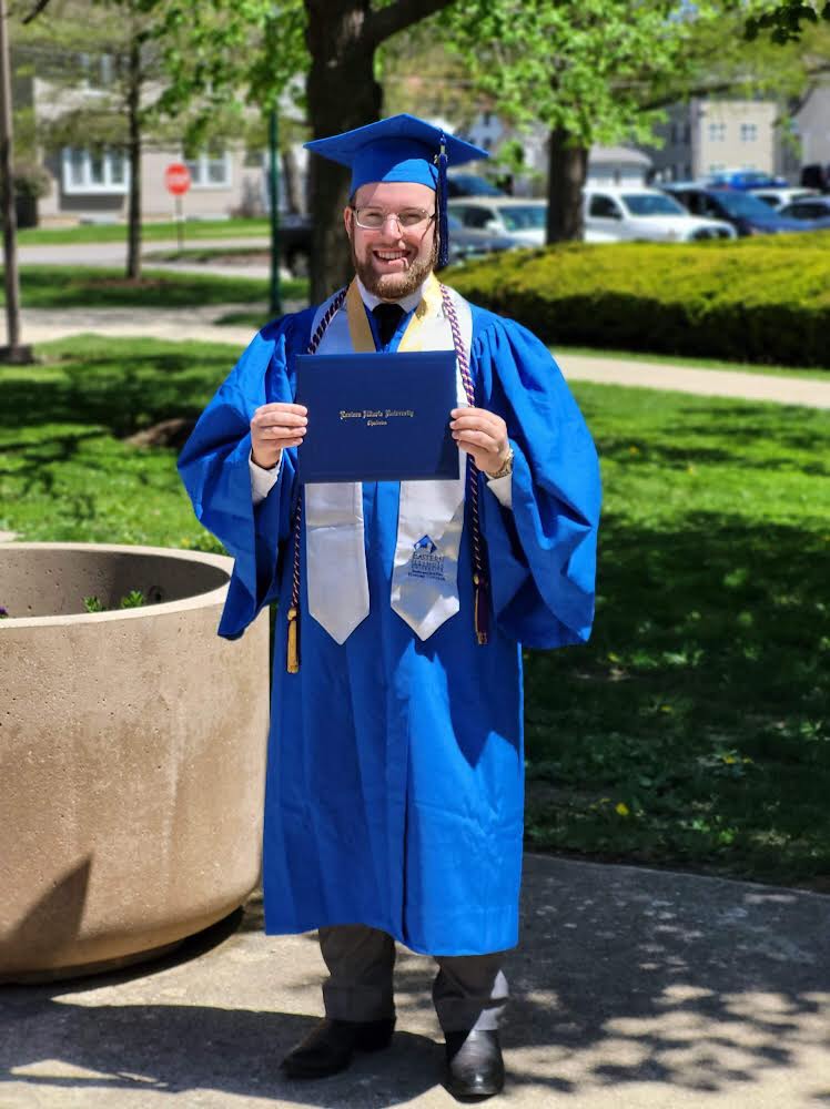 JasonTabit's tweet photo. After an incredible four years at Eastern Illinois University, I am officially a college graduate! Thank you to everyone who helped me along the way and made today a possibility! https://t.co/TSovEfb8TT