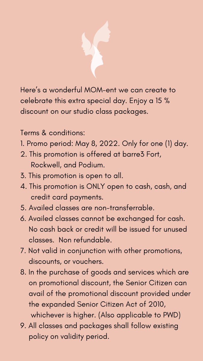 barre3PH's tweet photo. Here are THE SPA contact numbers:

ROCKWELL
0928 550 4887 (viber)
8822 2828

PODIUM
0998 847 9416
8811 5858

FORT
0998 847 9528 https://t.co/6BnFWPFZGD