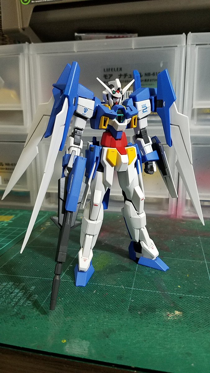 RECONGUNSOU's tweet photo. バンダイ 1/144 HG ガンダムAEG2ノーマル
再版見かけて購入してみました。
良い色に塗れました。
#ガンダムAEG #AEG2 https://t.co/RZe6m7U0zI