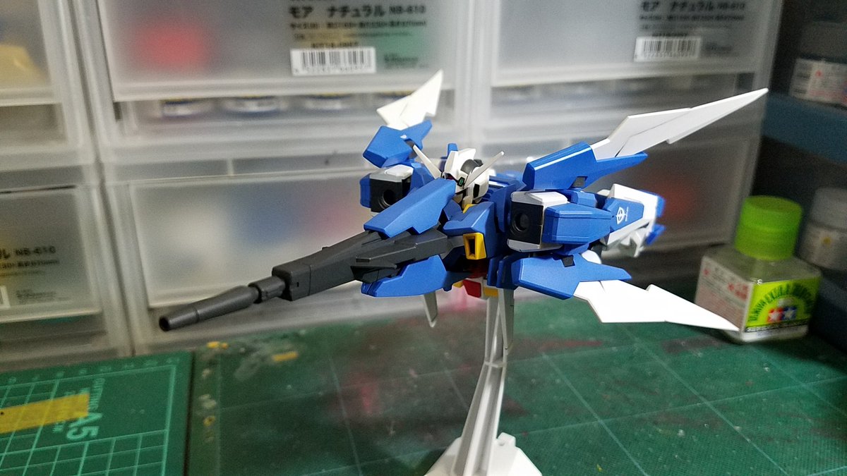 RECONGUNSOU's tweet photo. バンダイ 1/144 HG ガンダムAEG2ノーマル
再版見かけて購入してみました。
良い色に塗れました。
#ガンダムAEG #AEG2 https://t.co/RZe6m7U0zI
