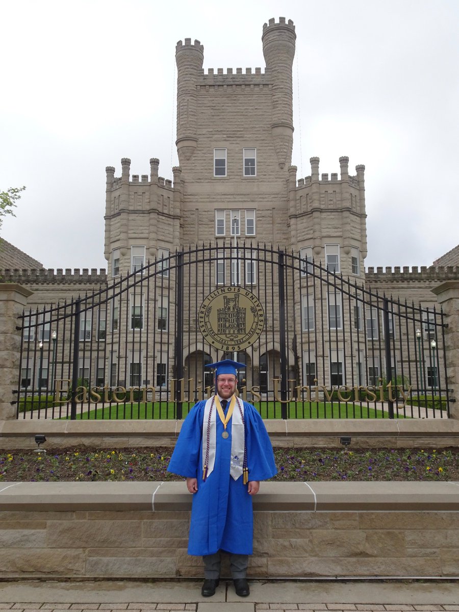 JasonTabit's tweet photo. After an incredible four years at Eastern Illinois University, I am officially a college graduate! Thank you to everyone who helped me along the way and made today a possibility! https://t.co/TSovEfb8TT