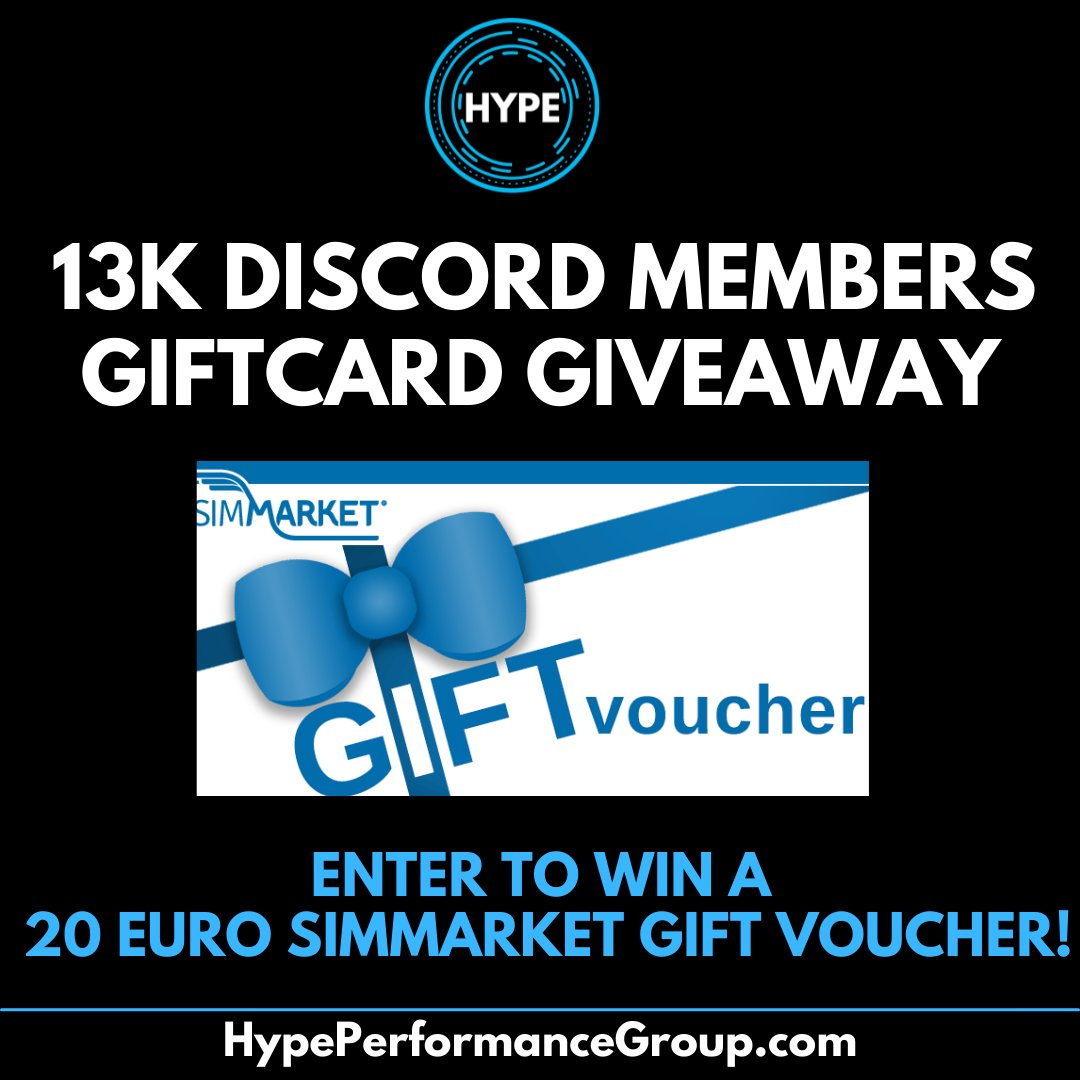 HYPEAircraft's tweet image. ENTER➡️bit.ly/HPGGiveaway0522

We now have over 13K simmers and pilots on our Discord server! Thank you for your support!

We're showing our support with a giveaway, it'll help you pickup up some #MicrosoftFlightSimulator scenery or aircraft from the team over at @simflight!