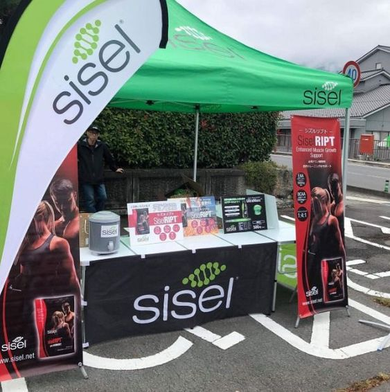 KevinFr02938625's tweet photo. A #SiselRipt Booth by a #Sisel Distributor. Nice! Ript is popular with #bodybuilders and #weightlifters and is a Pro-Grade #PostWorkout Muscle Protein Synthesis Support #supplement. Proven, #patented and backed by years of #research. https://t.co/fTc3WkPMMv