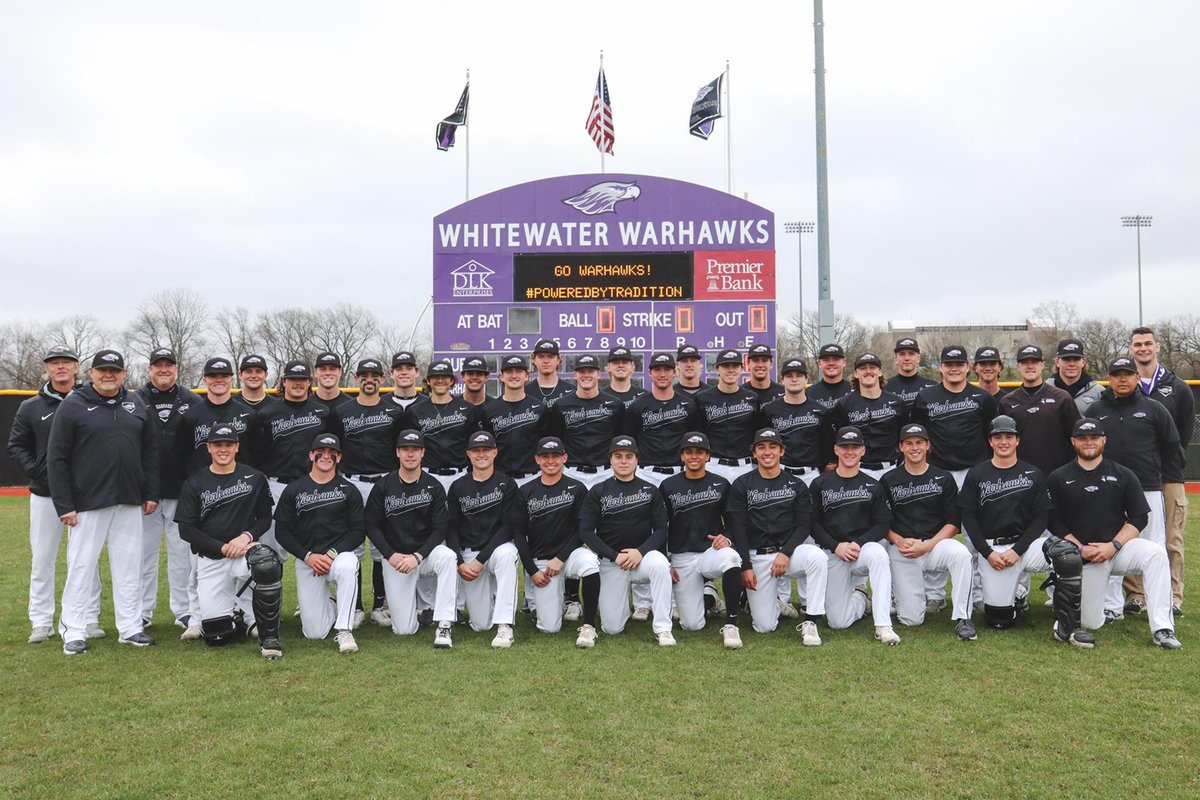 wiacsports's tweet photo. #WIACBASE | Congratulations to @UWWAthletics on securing its fifth consecutive - and 21st overall - regular season baseball title.
#d3baseball https://t.co/TKftNmTmoA