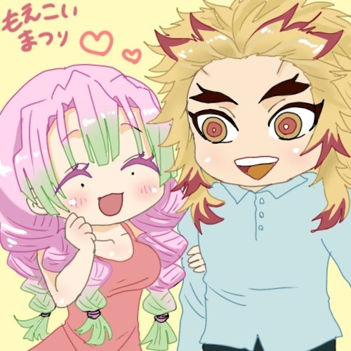 ほ゜ち🐕さんがTwitterに投稿した煉獄杏寿郎(鬼滅の刃)のイラスト。