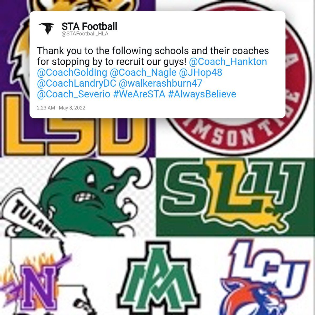 Saint Thomas Aquinas Football tweet media