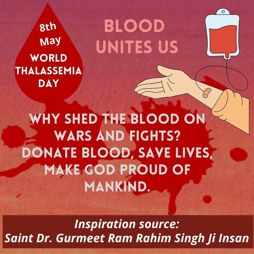No one should die due to lack of blood: International Thalassemia Day 2021 letsexpress.home.blog/2021/05/07/no-…