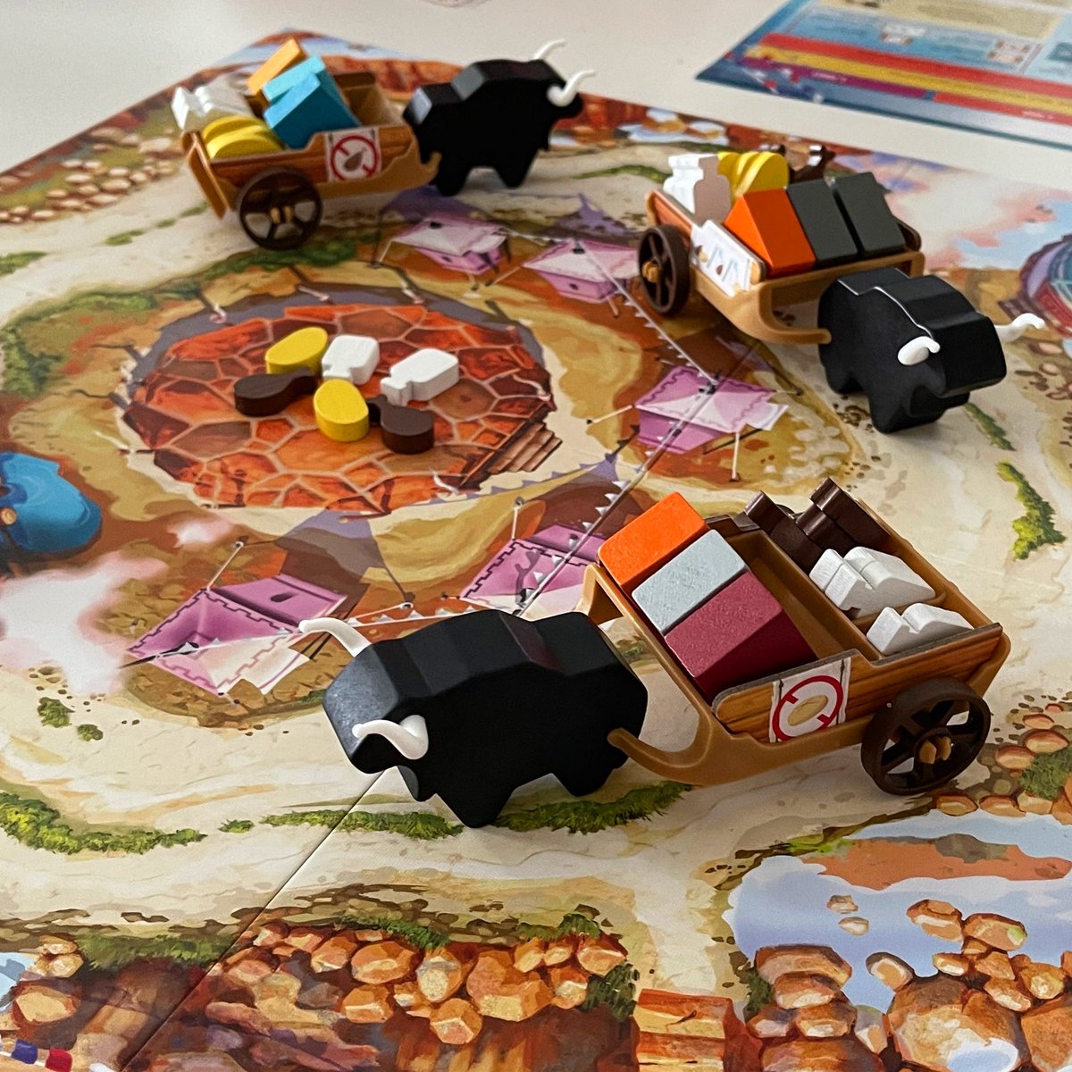 BoardGameGran's tweet photo. YAK from @PretzelGames_ is adorable to look at! #yak #pretzelgames #boardgames #boardgame #boardgaming https://t.co/rDJbUJkLaW