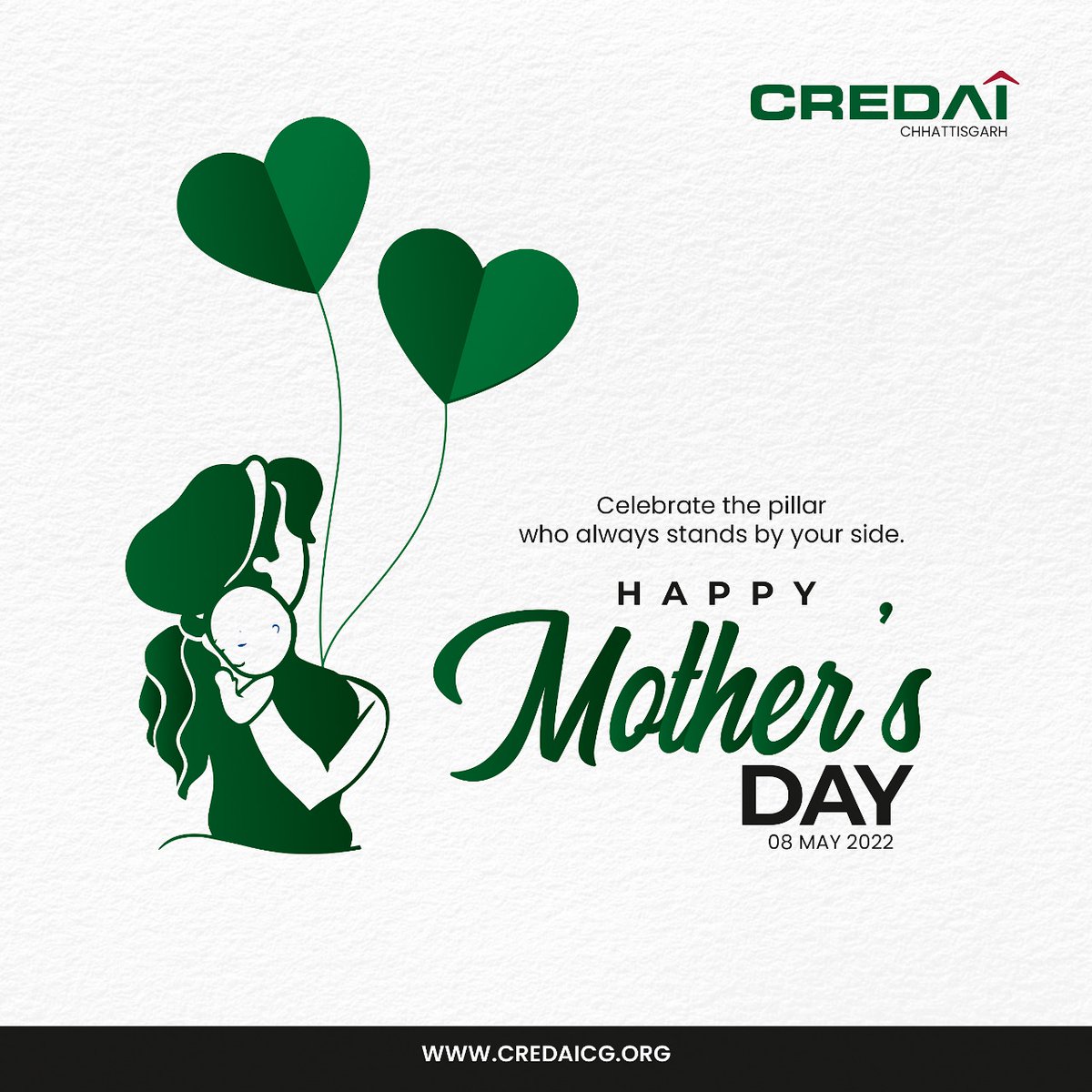 CredaiC's tweet photo. It's time to celebrate your biggest support system and show her how much you love her.

Wishing Happy Mothers Day to all the super moms out there 

#MothersDay #MothersDay2022 #HappyMothersDay2022 #MOM #MotherHood #MothersLove #SuperMom #Love #Mother #Credai #Chhattisgarh https://t.co/3iaFYkaU2P