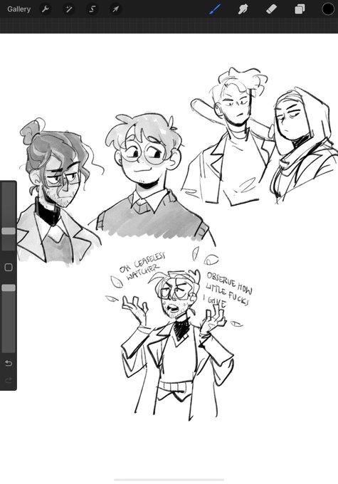 not happy with my design for jon but i am so sleep deprived and i just needed to draw Something before i leave for Raya visiting again for an entire day 