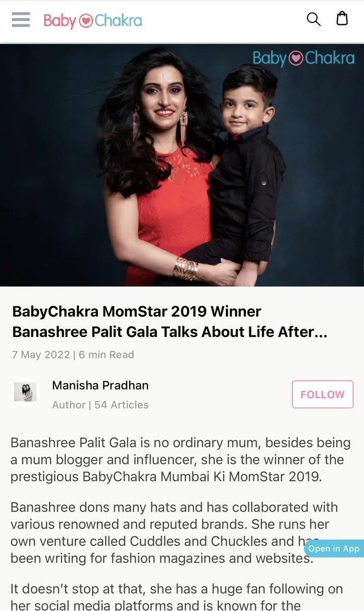 Bowtielipsticks's tweet photo. https://t.co/20g9ltUbpg
@myBabyChakra
#MothersDay #momstar #mumbai #winner2019 #WINNER #BossLadyRubina https://t.co/IzwA0CGbIQ