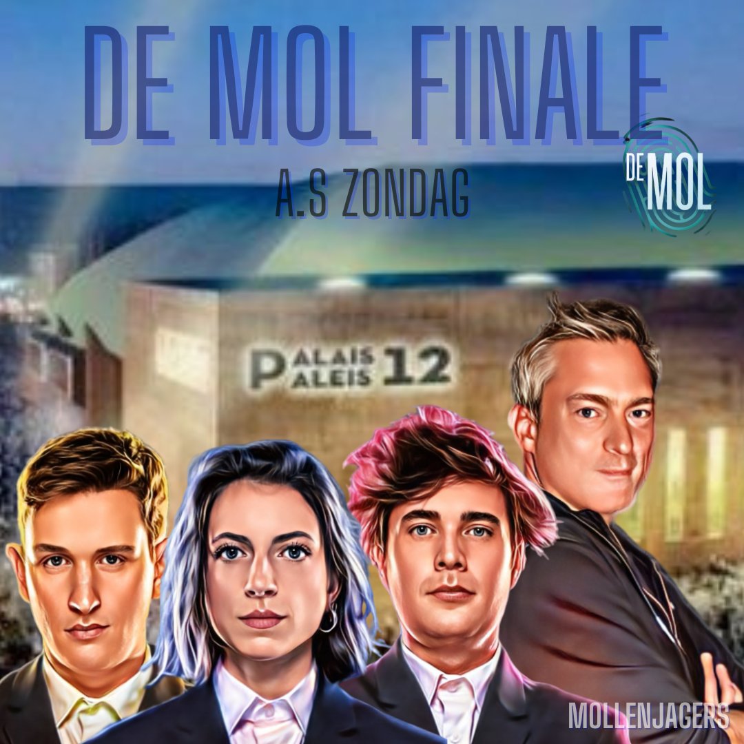 Mollenjagers_22's tweet photo. Vandaag is het zover....

De finale van #demol

De live ontknoping in paleis 12, Brussel, België.

Wie is de Mol?

Uma, of toch Sven of toch stiekem Yens?

Veel plezier allemaal. 💙❤️💛

#mijnmolisuma https://t.co/KbHKEK3AJt