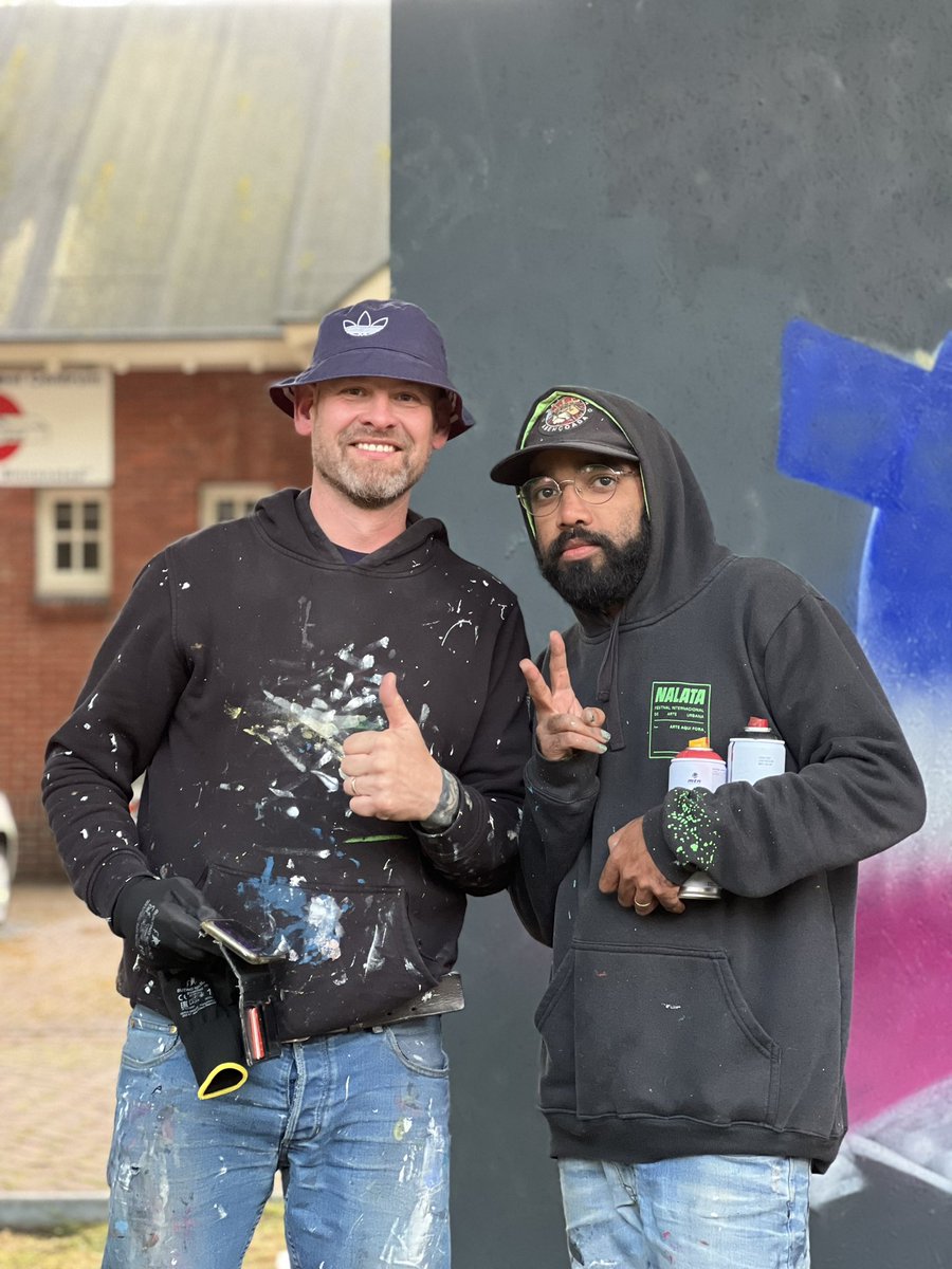 openartmuseum's tweet photo. We dem Boyz! @Pixotte &amp; @Kingsofcolors #unitingpeoplethroughart #graffiti #urbanart #mural #streetartbrazil https://t.co/t8NmkTLdDJ
