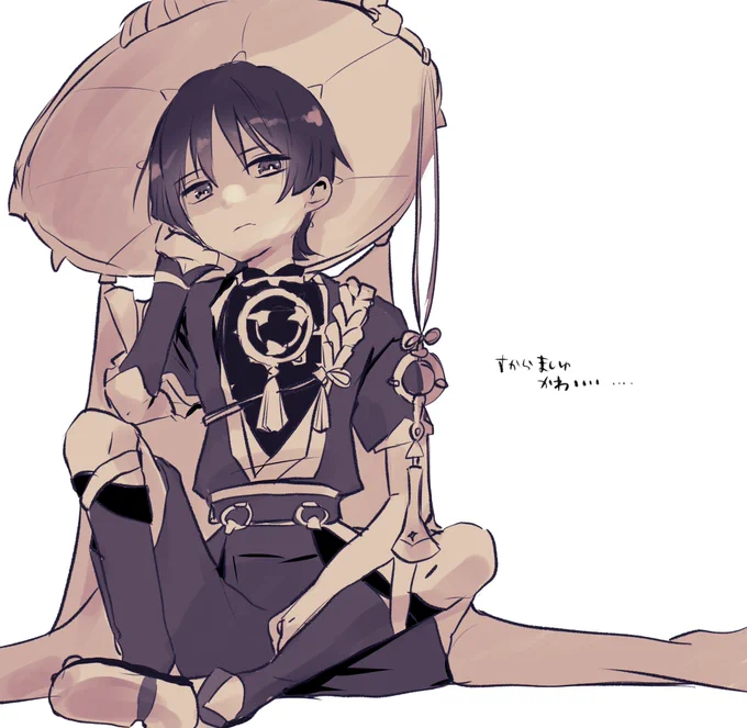 だいぶ前に描いたラフだけど今コレをちゃんと清書したい気分 華館のせいでマシュフィーバー中 
