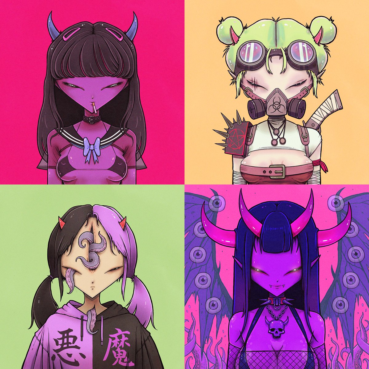 DemonDeathCult's tweet photo. Will I reach 1000 followers this weekend? 💜 https://t.co/oHGKLm6LfV