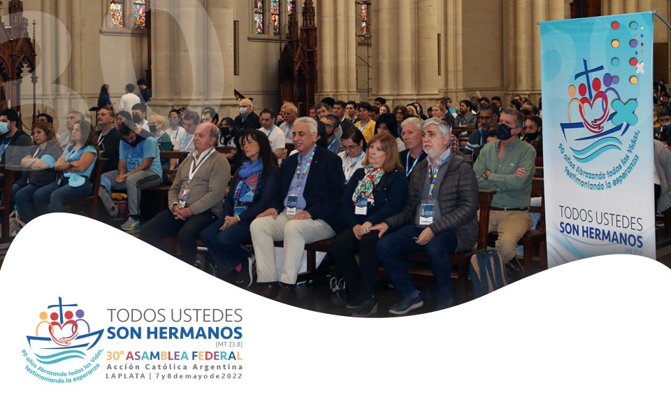accion_catolica's tweet photo. ✅ Apertura de la #30AF
💬 Rafael Corso, pte de ACA, invitó a “mirar el futuro con esperanza” y a “recuperar los valores esenciales para regenerar y salir juntos y mejores de este presente herido y lastimado por la pandemia, la guerra y la indiferencia”
👉 https://t.co/85EOSCIr7U https://t.co/mvoqEZVb1S