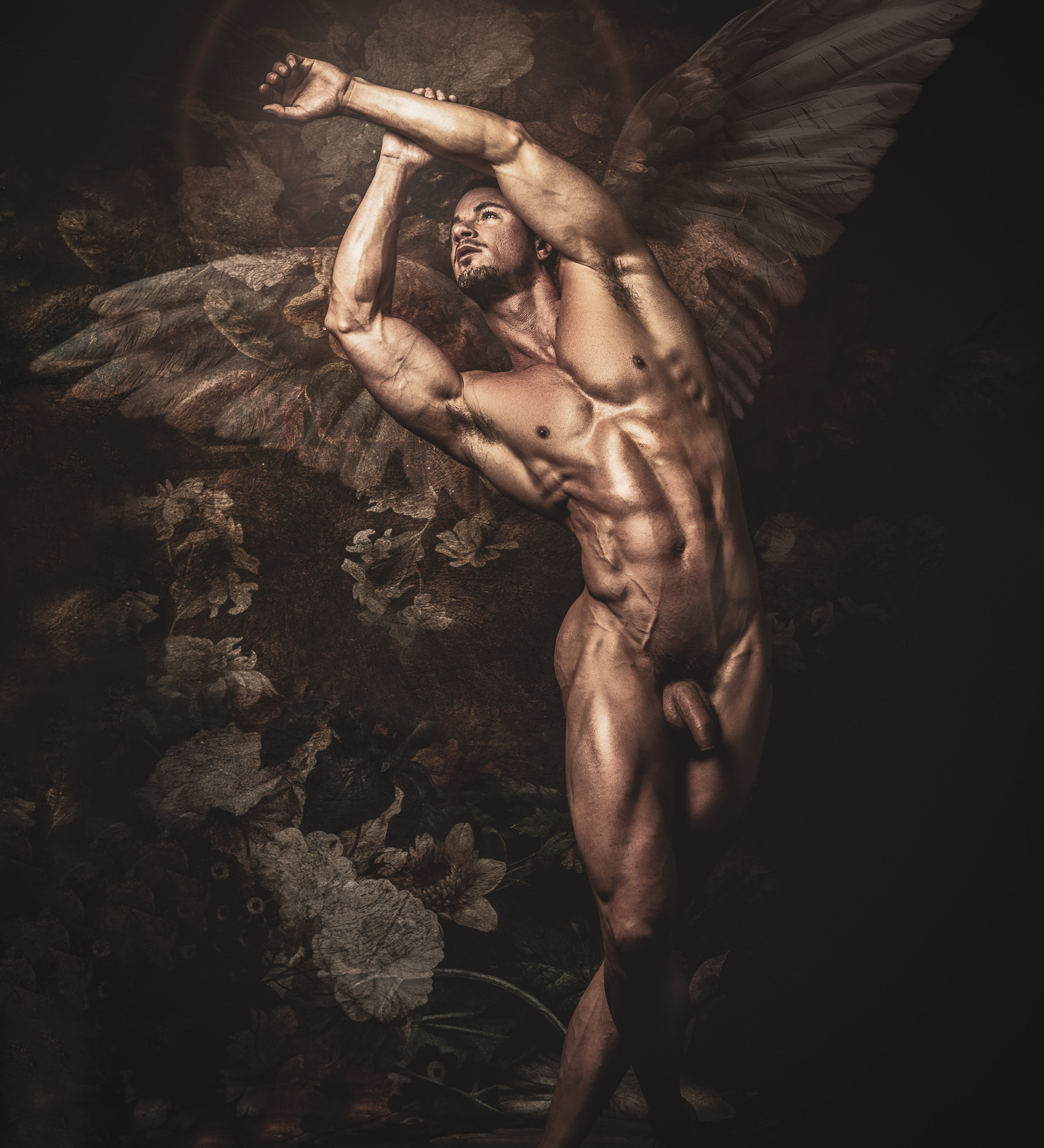 Forged in Grace - Portrait Nude featuring the Angel/Devil himself  ? @KnoxSkyy ? https://t.co/GiK6humjrU