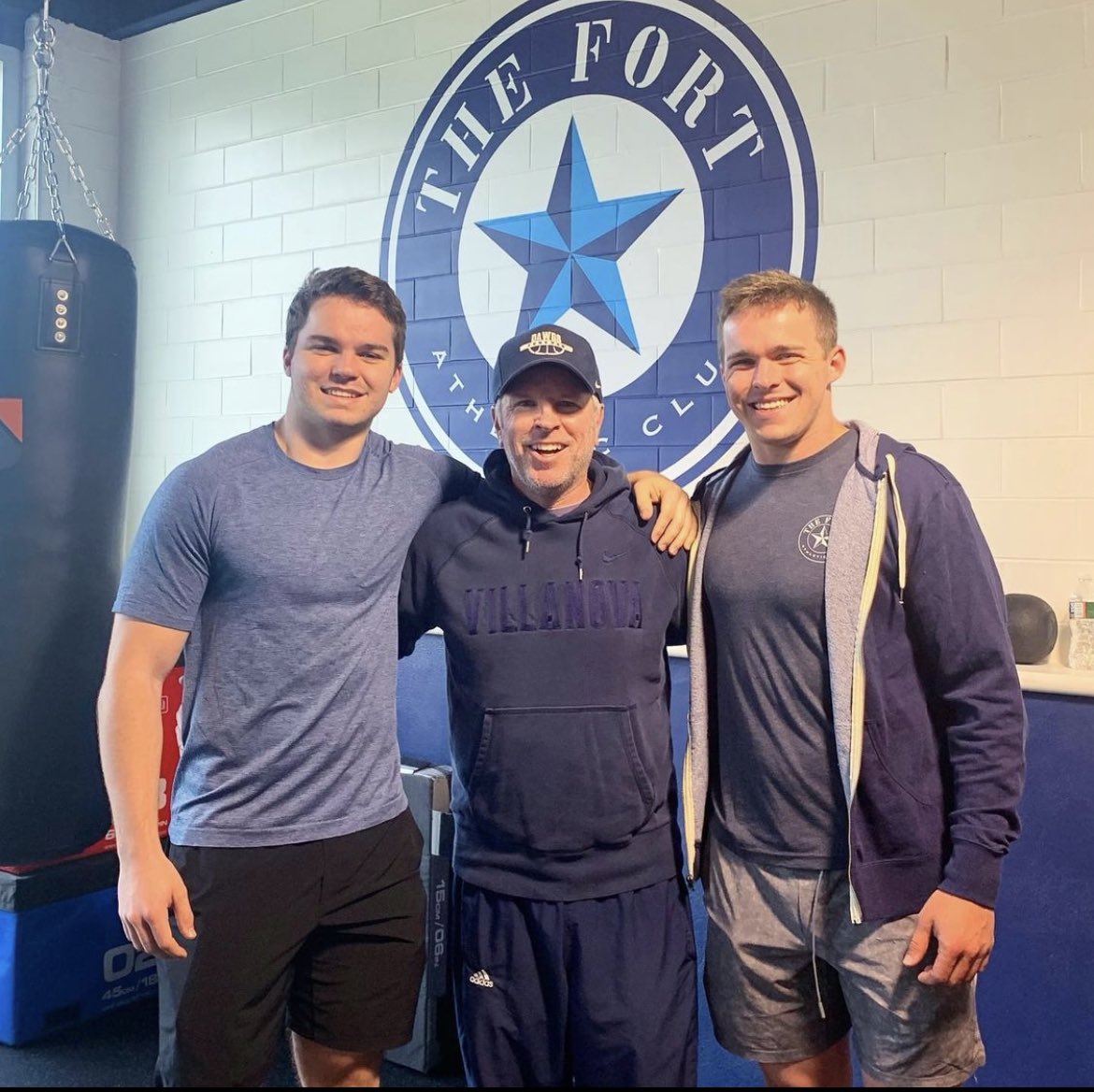 thefortac's tweet photo. “Dawg Legends” at The Fort! 💪🏻
The Volker Boys and Coach Shempy.
Johnny, Freshman of the year at Princeton Football 🏈
Charlie, Olympic Bobsled Team 🇺🇸
Dawgs/Tigers 4 life.
#thefortac #fortathleticclub #thefort #oceanportnj #redbanknj #rumsonnj #fairhavennj #nj #njgym https://t.co/gOyxycSEco