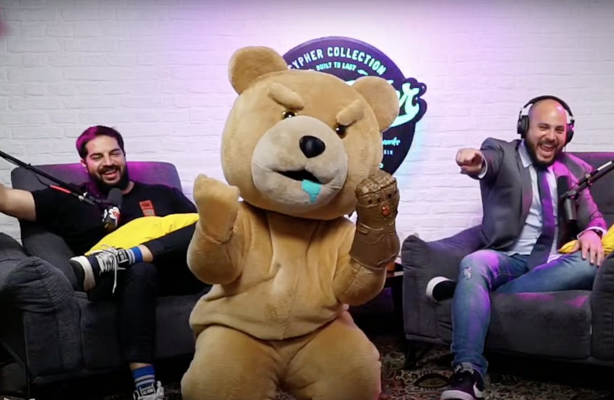 Last Live Stream was Saucy!🌶

Word has it that even Teddy's manos have turned full Diamond!💎 

Wanna know why? 👀

Get the latest scoop on Reveal Info, Smart Contract details &amp; Hodlr benefits here 🔥👇
twitch.tv/videos/1476893…

#cypherdrop #collidercraftworks