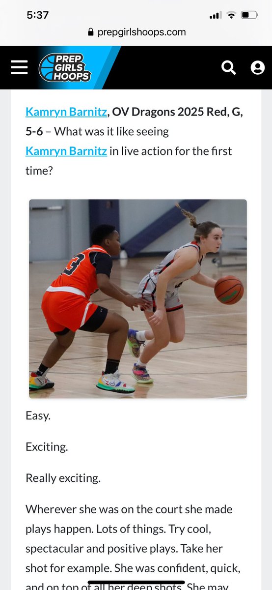 kamrynbarnitz's tweet photo. Thank you for the nice write up @JoeRiter1988!! Day 1🏀🏀 @LadyDragons @lady_dragons @PGH_WVirginia @PGH_Ohio @barnitz_t https://t.co/GNMmMbXqKF