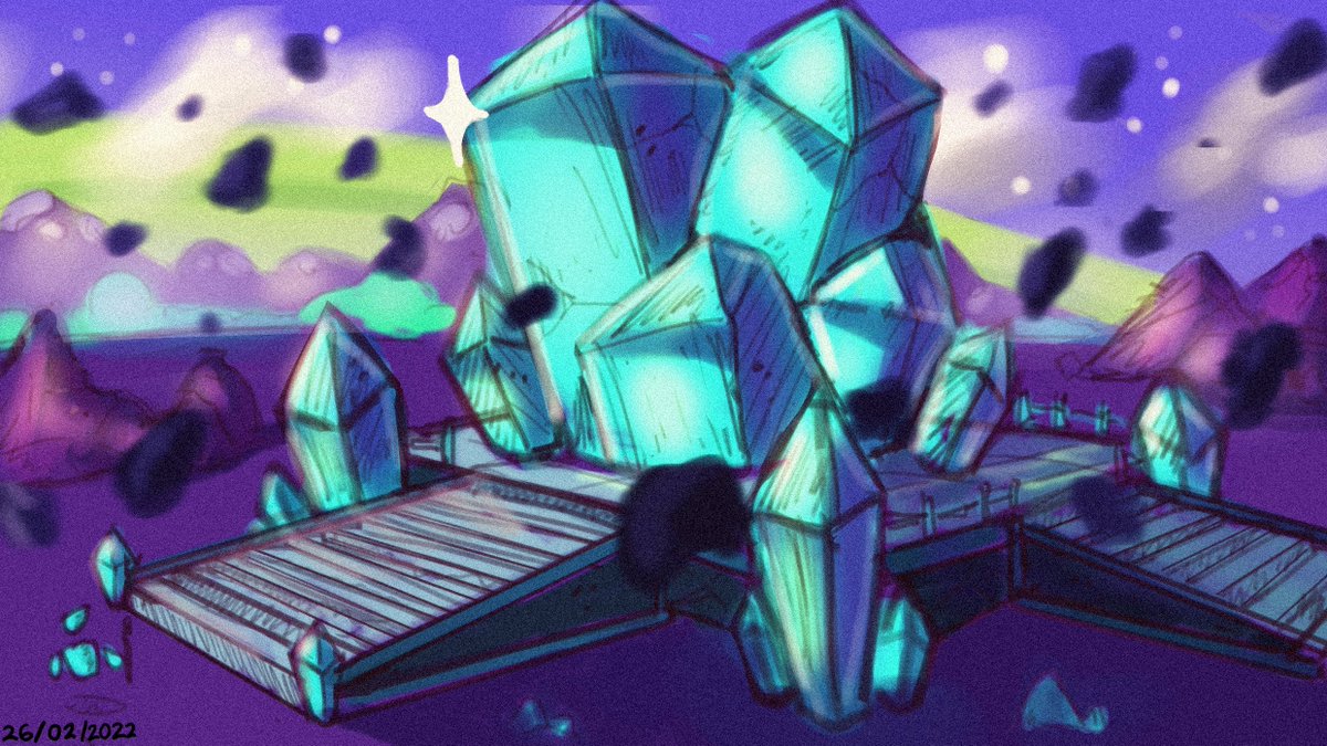 RexTheCoolFox's tweet photo. Desenho que eu fiz até que rápido, e com cristal de novo

#drawing #draw #desenho #scenery #ilustration  #cenário #fantasydrawing  #digitalart https://t.co/wXJKNs9nQ9