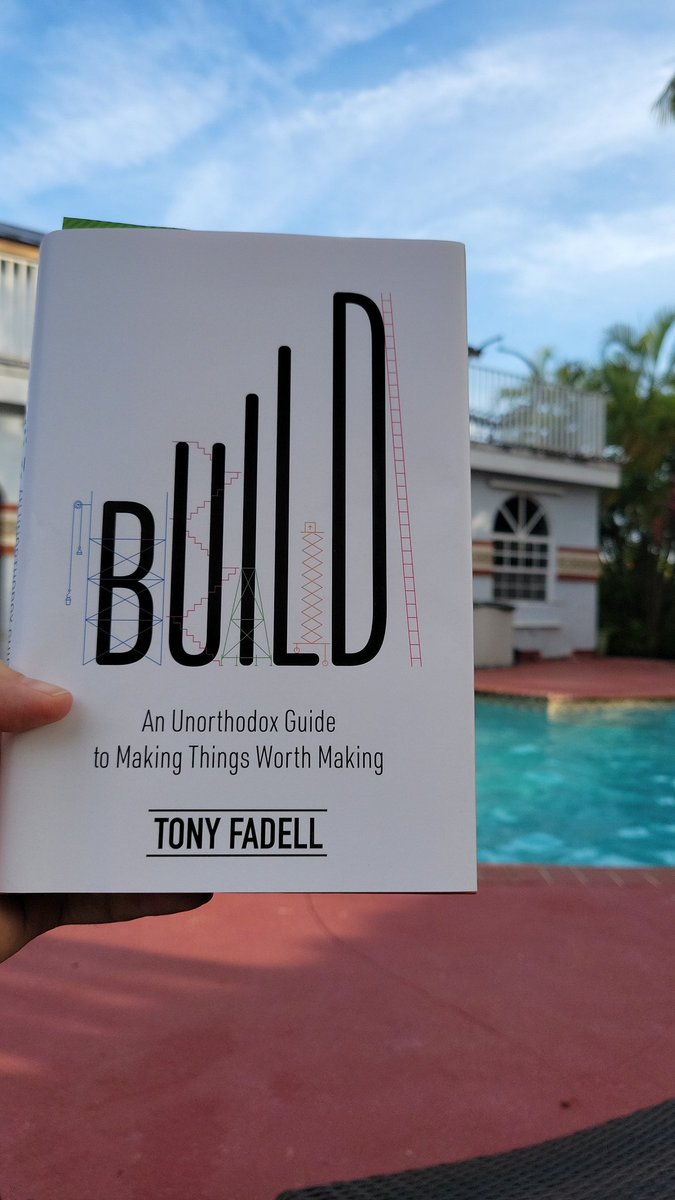 StevenInMiami's tweet photo. Three chapters into @tfadell new book and the innovative, world changing aspirations return after a dormant period focused on day to day stuff. Great read so far! https://t.co/gclI7PRD5e