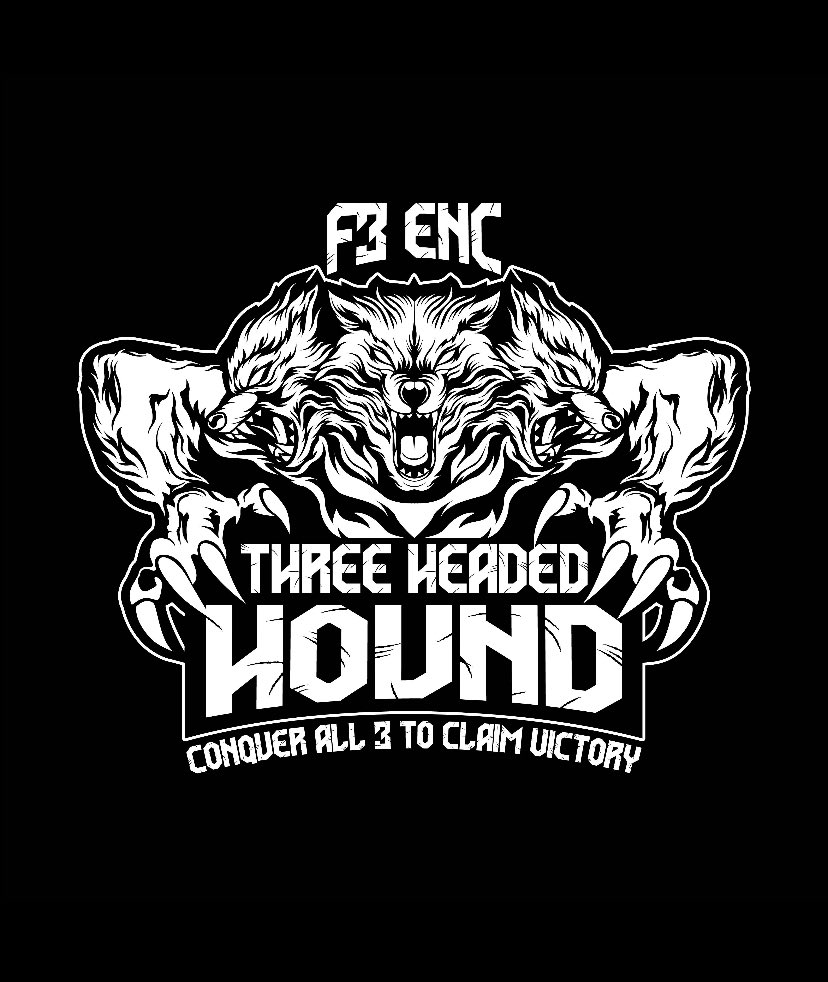 3HeadedHound's tweet photo. Wonder what other monthly CSAUP events regions around @F3Nation are doing. 

@F3ENC revived the @3HeadedHound which last reared its heads in 2018. 

Getting up the 3rd morning when DOMS is already setting in means you have to do TheToughestThing #TTT https://t.co/anfsKplQ05