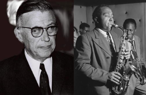 openculture's tweet photo. Jean-Paul Sartre on How American Jazz Lets You Experience Existentialist Freedom &amp; Transcendence 

https://t.co/61qwiGhZc6 https://t.co/JxNPVsLC5K