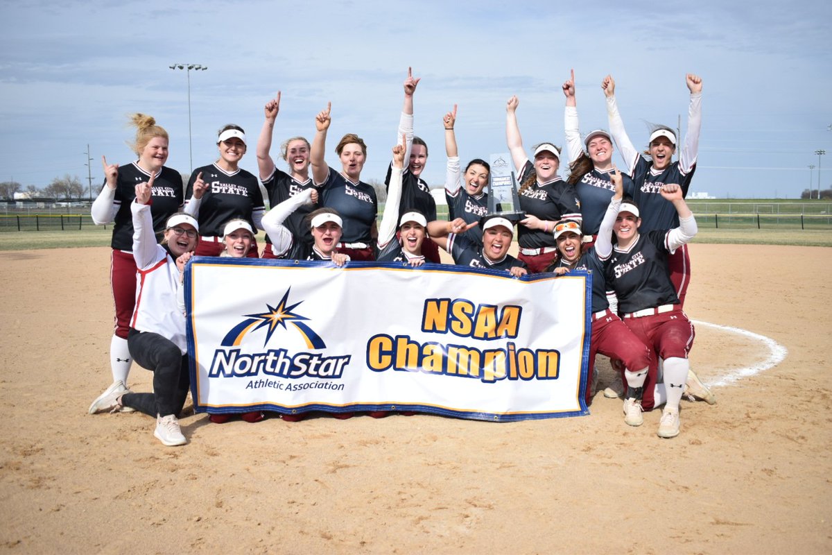 VCSUVikings's tweet photo. CHAMPIONS!!!
The Vikings defeat Bellevue, 11-3 in the NSAA SHIP!
VCSU advances to the NAIA Opening Round for the 2nd time in three seasons.
#VCSUVikingPride https://t.co/Q6UTQPWlCx