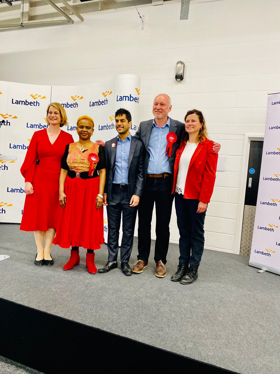 cllrpaulineg's tweet photo. To God be the Glory. It’s a great honour to be elected  again yesterday 6/05/2022 to serve the people of @HerneHillLab with my colleagues @JimDicksLambeth &amp; @DeepakSardiwal_  Thanks @helenhayes_ &amp; @clairekholland for you great Leadership and support https://t.co/5XHsixiZ5u