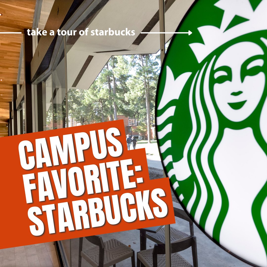 UALRadmissions's tweet image. Let’s take a look around a campus favorite: Starbucks. It opened on campus in 2020 &amp;amp; is a great place to grab a drink and snacks to take to class. Study inside or on the patio, with a view of Cooper Fountain. Make sure you say hi to Ms. J, everyone’s favorite barista!