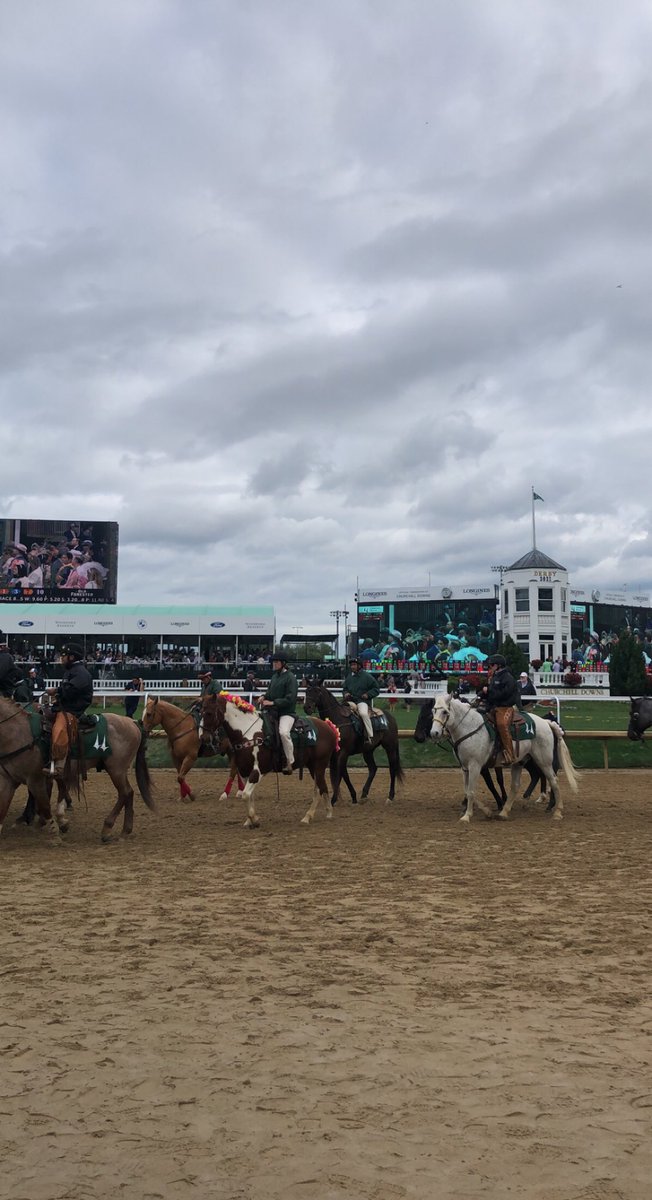 Not a bad spot to watch my first Derby <a href="/BFLouisville/">Louisville Business First</a>